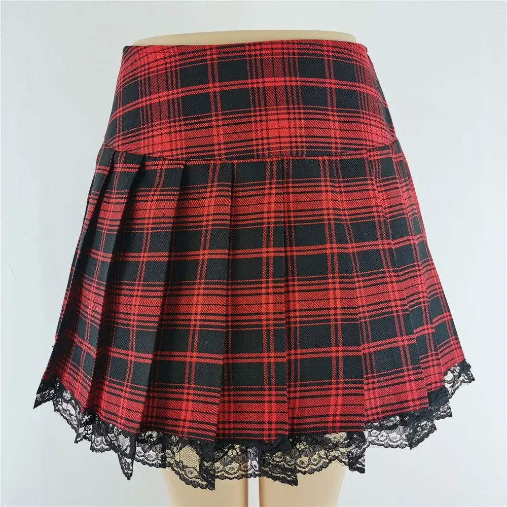 Alle Spiel Frauen Punk Mall Goth Shorts Rock Frauen Y2k E-mädchen Streetwear Harajuku Bein Ring Schnalle Abnehmbare hohe Taille Emo So ist Leben