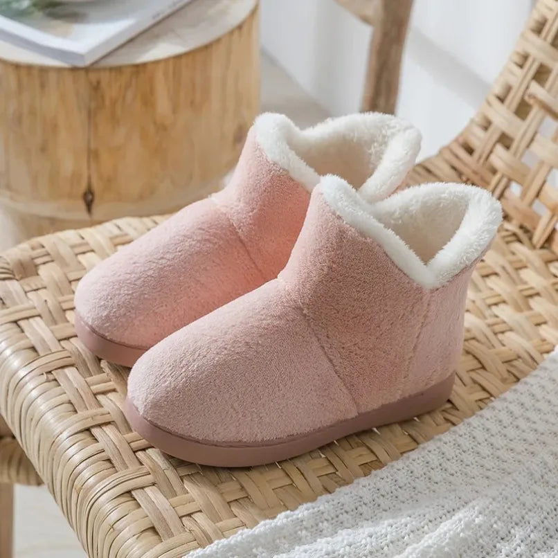 Haus Slipper Boot Cloud Damen Flip Flops Winter Warm Plüsch Indoor Home Schuhe - So ist Leben