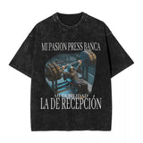 Calacas Chidas Gym Washed T-Shirts - So ist Leben