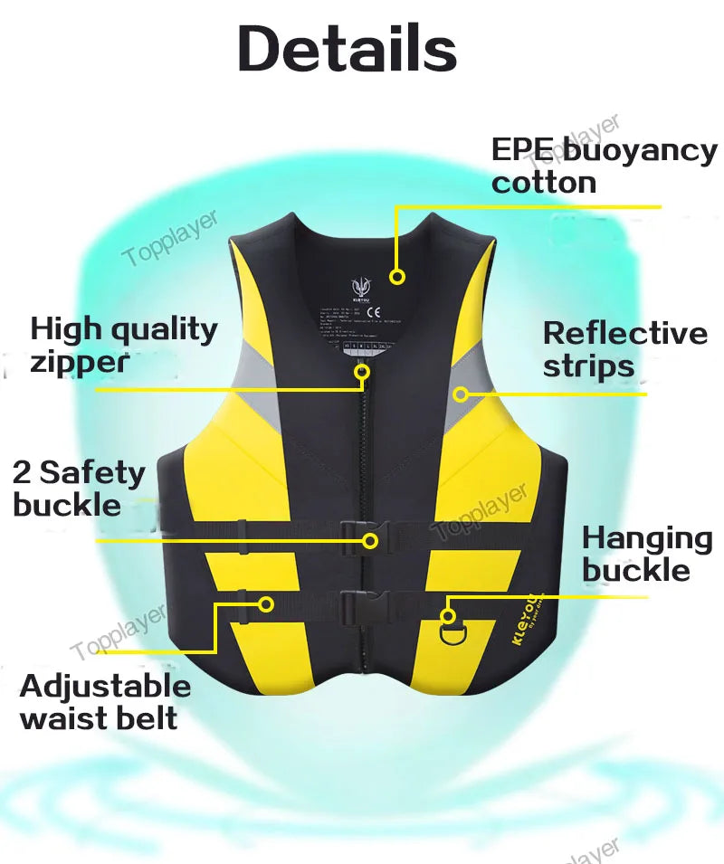 Premium Surf Super Auftriebsweste Life Water Sport Schwimmjacken - So ist Leben