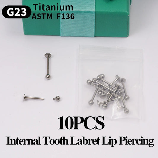 Großhandel 10PCS Augenbraue Piercing Schmuck Labret Lip Stud G23 Titan Septum Piercing Nasenring C stange Körper Schmuck für Frauen So ist Leben