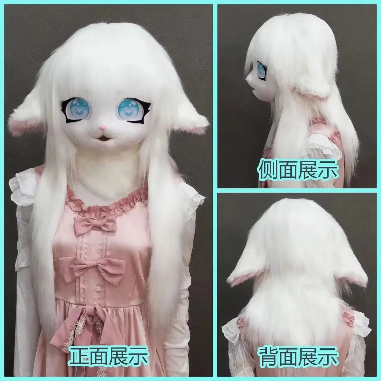 Furry Kig Kigurumi Tier Katze Kaninchen Puppe Tier Maske - So ist Leben