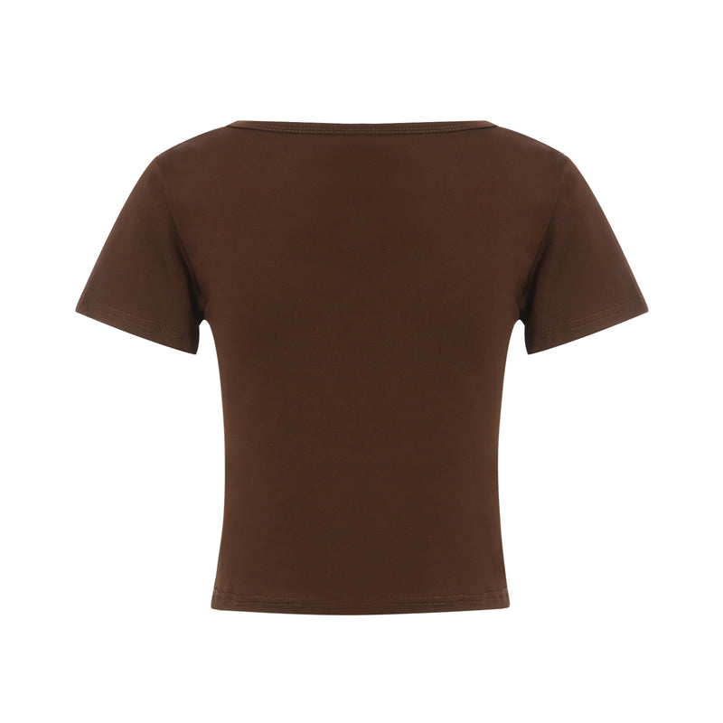 Y2k Fairy Grunge Shirt Top für Damen Kurzarm Vintage Grafik Crop Tee Top Ästhetische Goth Grunge Kleidung Streetwear So ist Leben