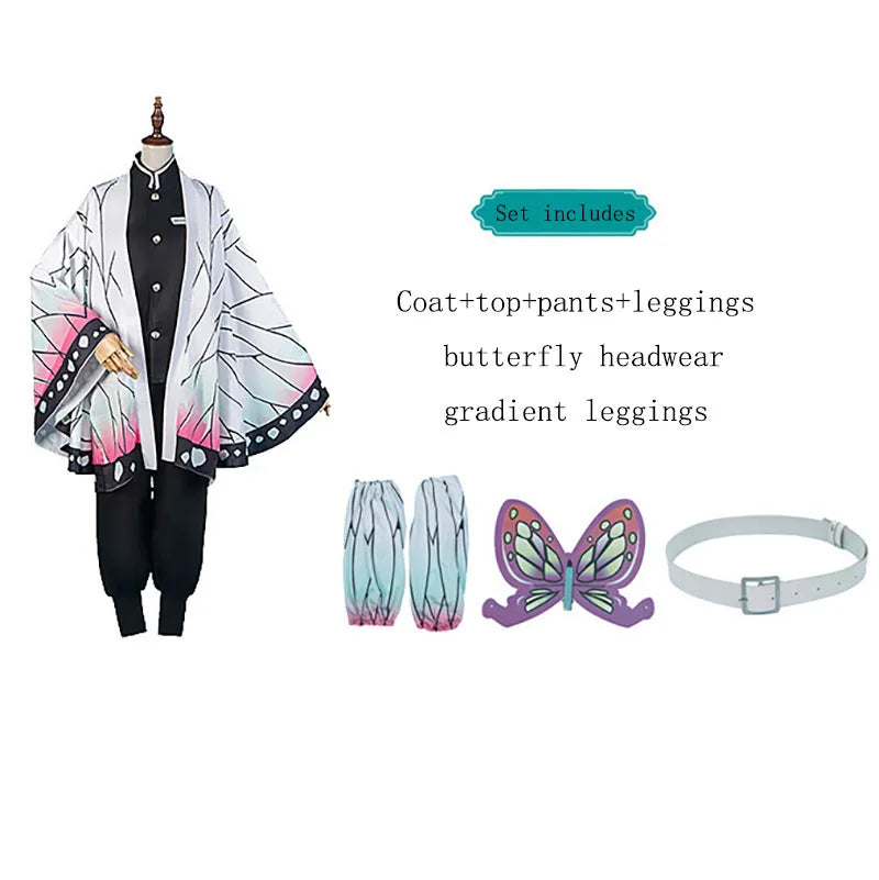 Dämonentöter Kamado Tanjirou Zenitsu Giyuu Cosplay Kostüm Anime Set für Kinder Mann Halloween Dress UpHalloween Frauen Kinder So ist Leben