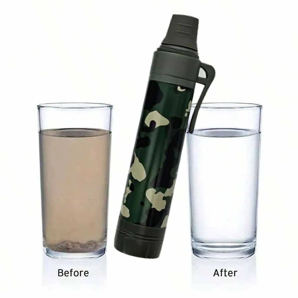 Individueller Trinkwasserfilter für Notfälle im Freien, Camping, natürliche Filter, sicher vor Filtern - So ist Leben