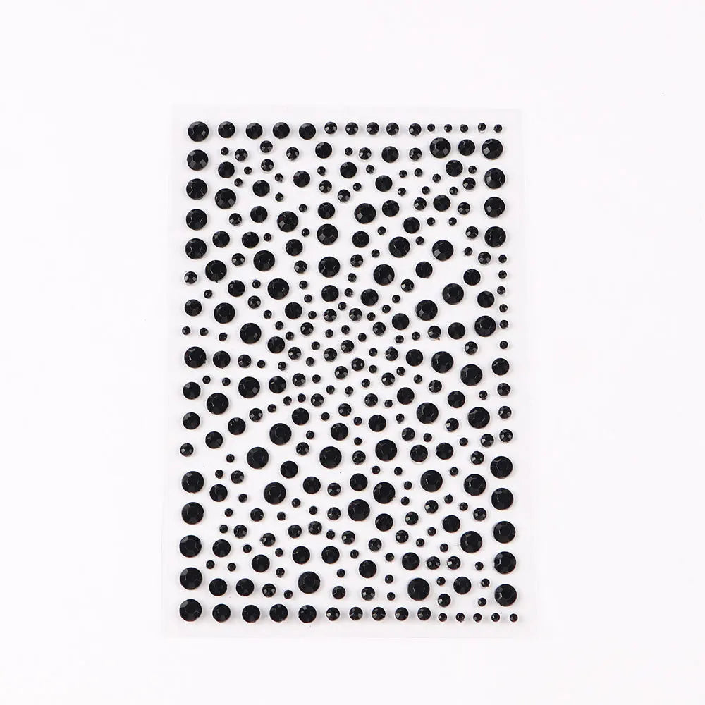 Selbstklebende Gesicht Dekoration Strass Aufkleber Musik Festival Halloween Party Telefon Kristall Aufkleber Kunst DIY Diamant Aufkleber So ist Leben