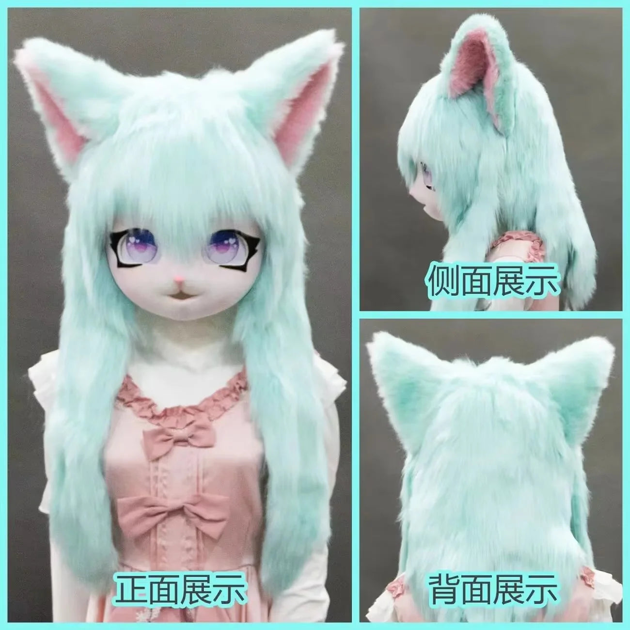 Furry Kig Kigurumi Tier Katze Kaninchen Puppe Tier Maske - So ist Leben