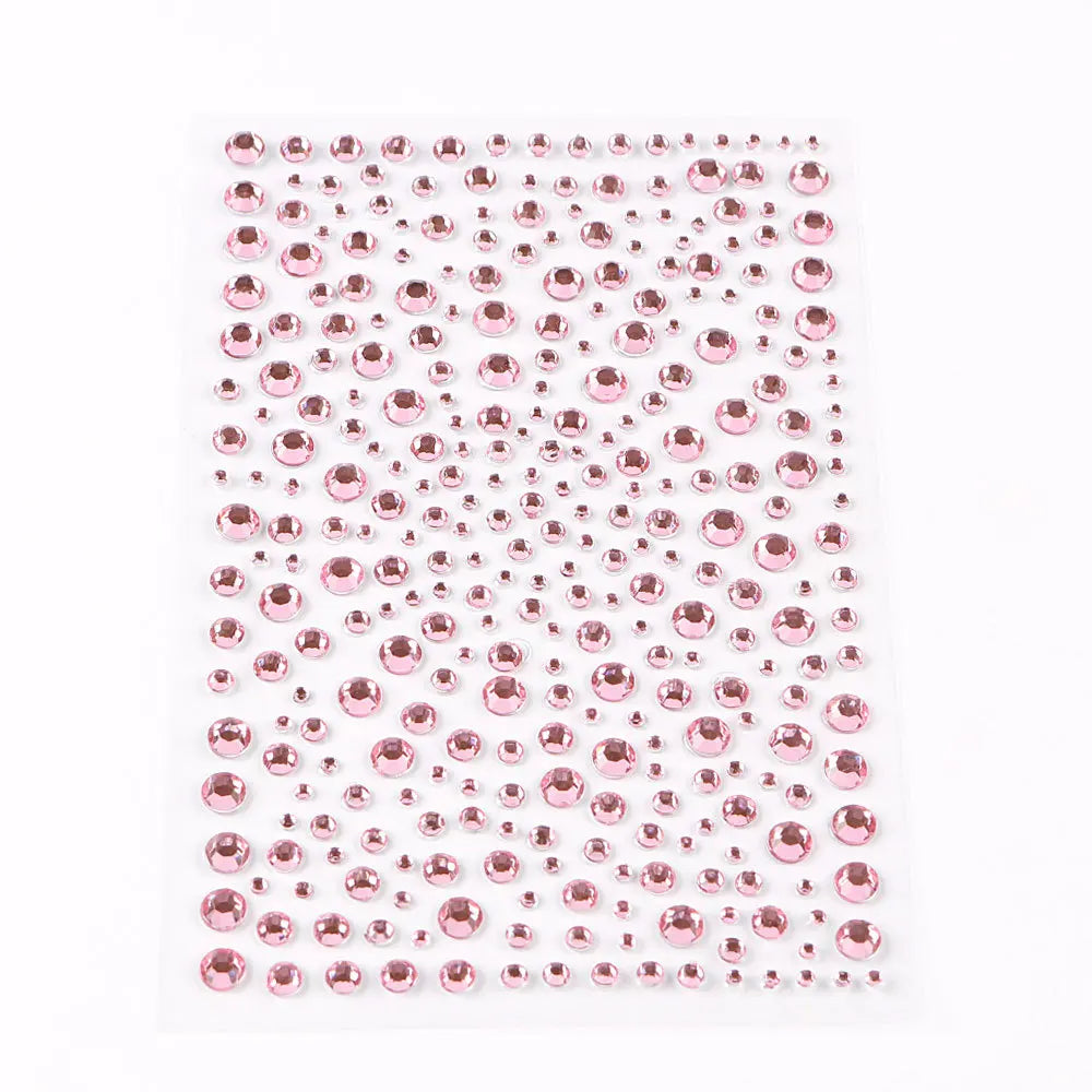 Selbstklebende Gesicht Dekoration Strass Aufkleber Musik Festival Halloween Party Telefon Kristall Aufkleber Kunst DIY Diamant Aufkleber So ist Leben