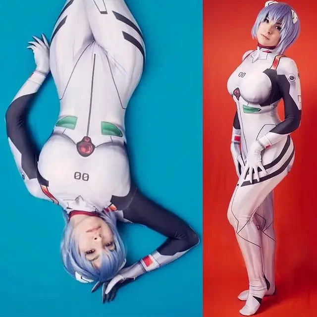 Erwachsene Anime Asuka Langley Soryu Mari Rei Ayanami Cosplay Kostüm Asuka Test Overalls Zentai Wasser T Hawween Bodysuit So ist Leben