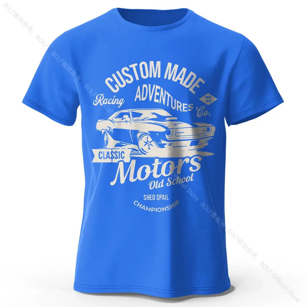 Motors Vintage Old School T-Shirt mit Grafikdruck - So ist Leben