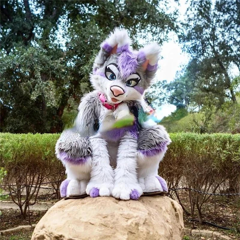 Fursuit Furries Anime Digitigrade Kostüm Gebogene Beine Engel Drache - So ist Leben