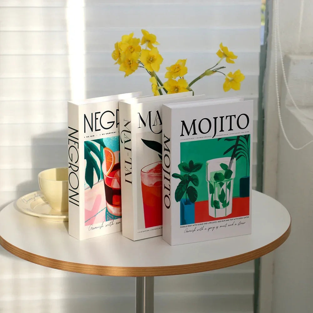 Wohnzimmerdekoration Designerbücher Couchtisch-Ornamente - So ist Leben