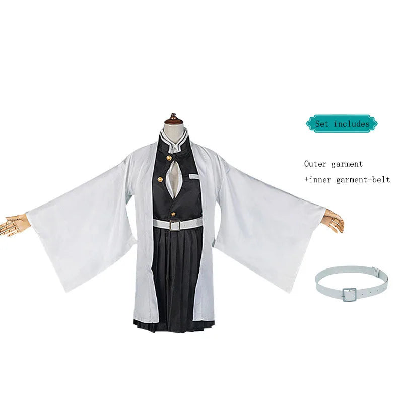 Dämonentöter Kamado Tanjirou Zenitsu Giyuu Cosplay Kostüm Anime Set für Kinder Mann Halloween Dress UpHalloween Frauen Kinder So ist Leben