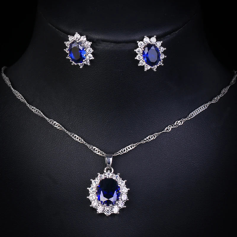 Zwei Größe Neue Design Luxus AAA Zirkon Olivenzweig Ohrringe und Anhänger Schmuck Sets Für Mode Frauen Hochzeit Schmuck Set AS128 So ist Leben