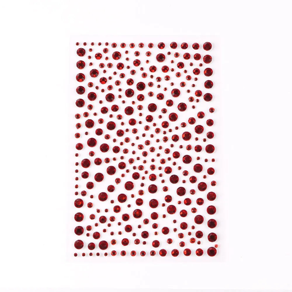 Selbstklebende Gesicht Dekoration Strass Aufkleber Musik Festival Halloween Party Telefon Kristall Aufkleber Kunst DIY Diamant Aufkleber So ist Leben