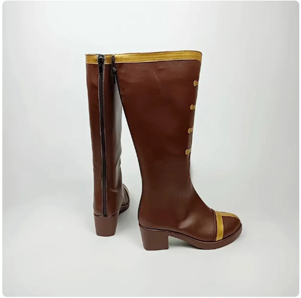 Unisex Anime Cos Mare Bello Fiore Cosplay Kostüme Schuhe Stiefel Benutzerdefinierte Größe So ist Leben