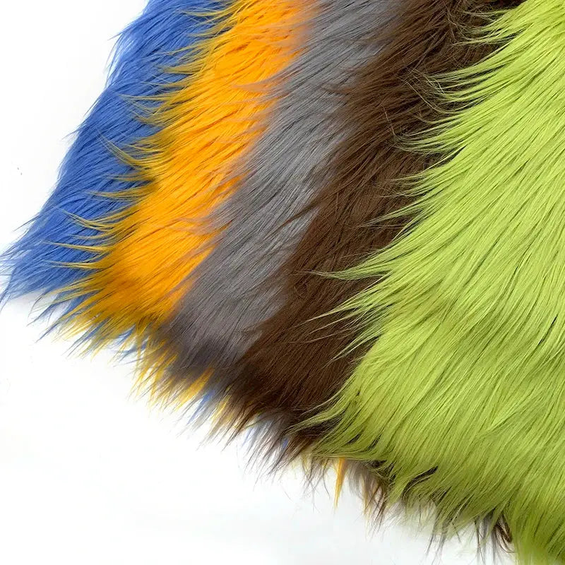 Diverse Farben Faux Pelz Stoff 25x45 cm 8 cm - So ist Leben
