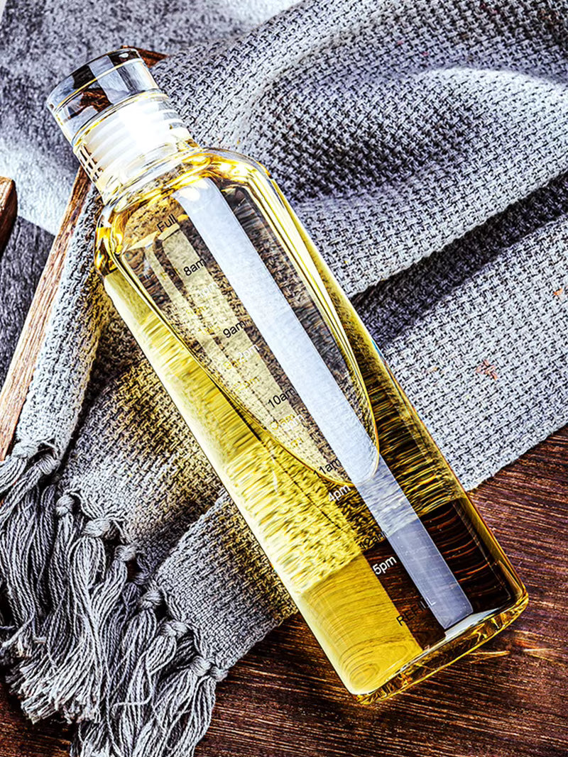 Runde Glasflasche im modernen Stil für Zuhause So ist Leben