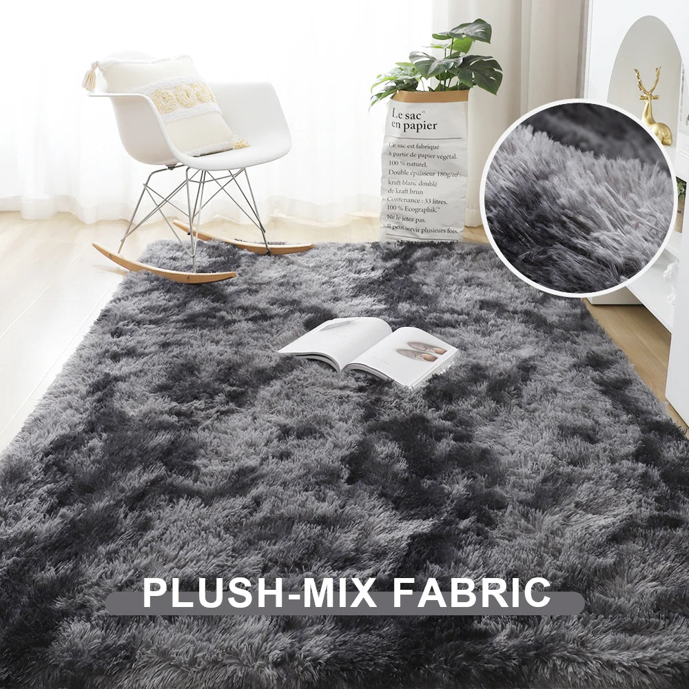 Stil Pelzigen Matte Moderne Schlafzimmer Nacht Teppiche Wohnzimmer Dekoration - So ist Leben