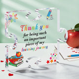 Geschenkideen zum Geburtstag, Winzwon graviertes Acrylblock-Puzzle - So ist Leben