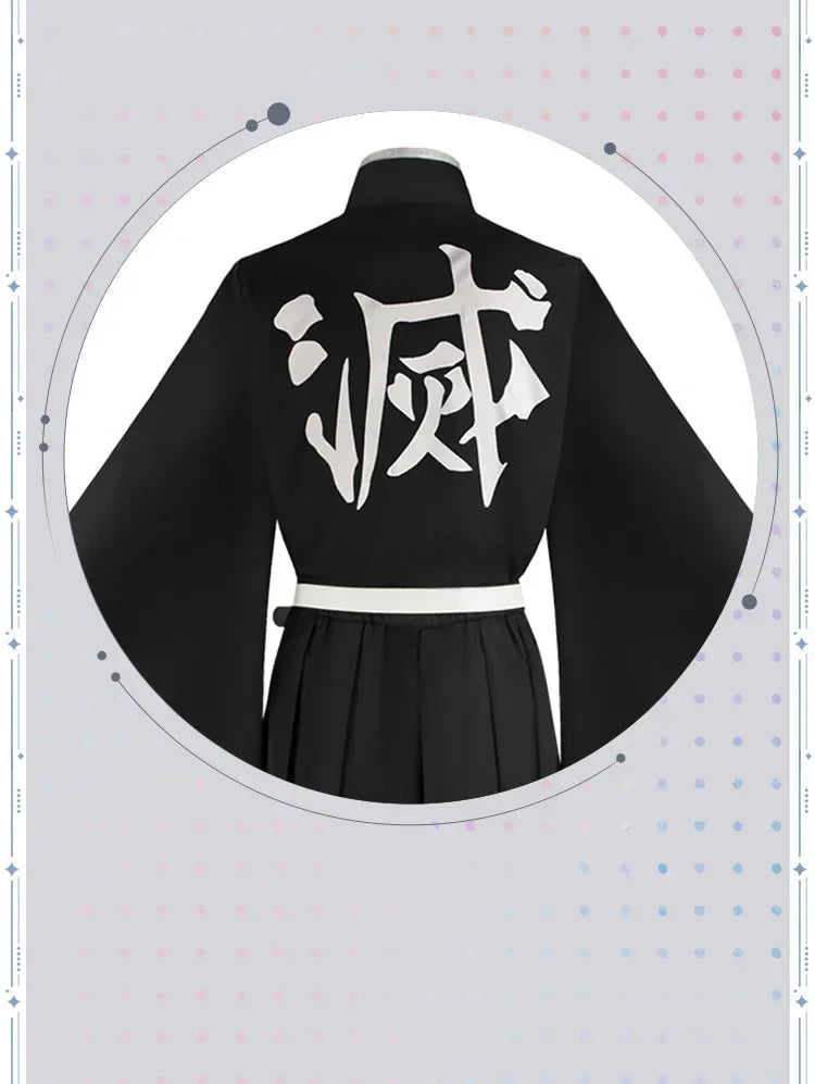 Anime und Zylinder Muichiro Kospy Kos Tsume Dämon Sayaer Kospy Dämonentöter: Kimetsu no Yaiba Dämonentöter Uniform Perücke Haween Kos Tsume für Frau So ist Leben