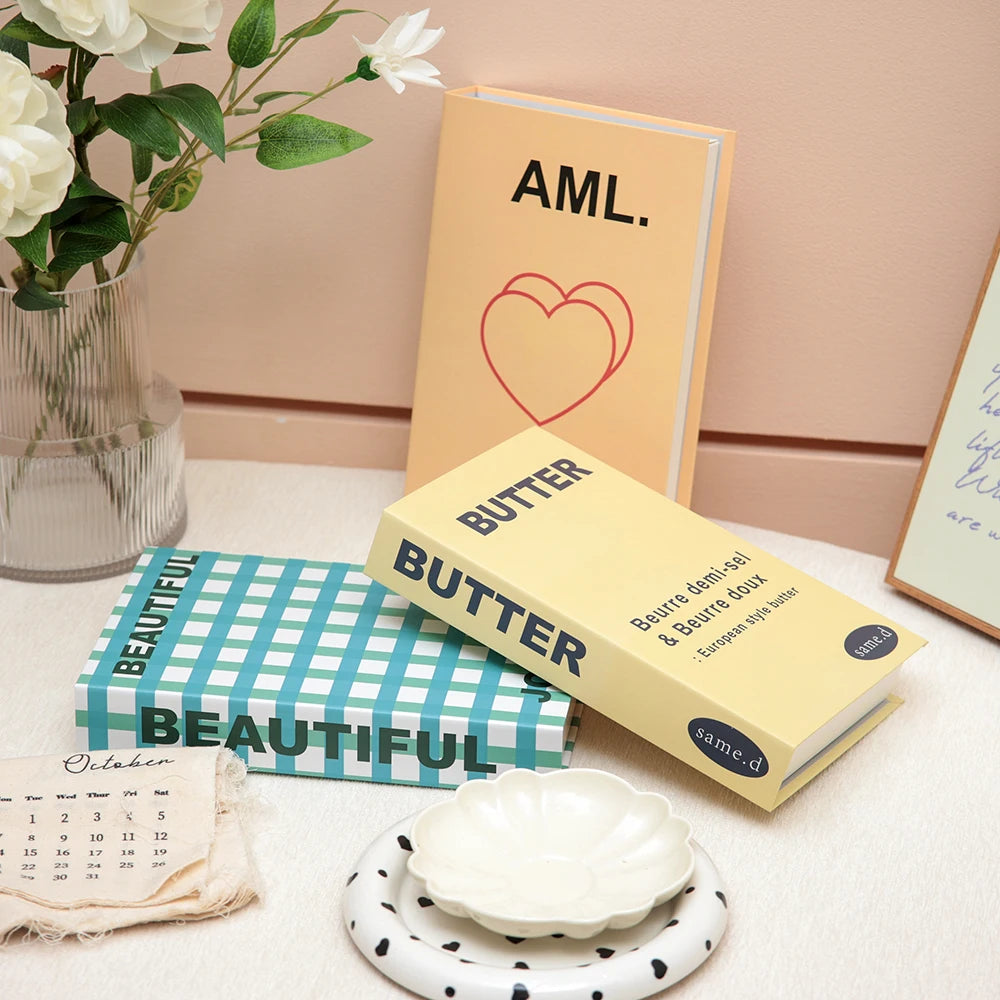 Wohnzimmerdekoration Designerbücher Couchtisch-Ornamente - So ist Leben