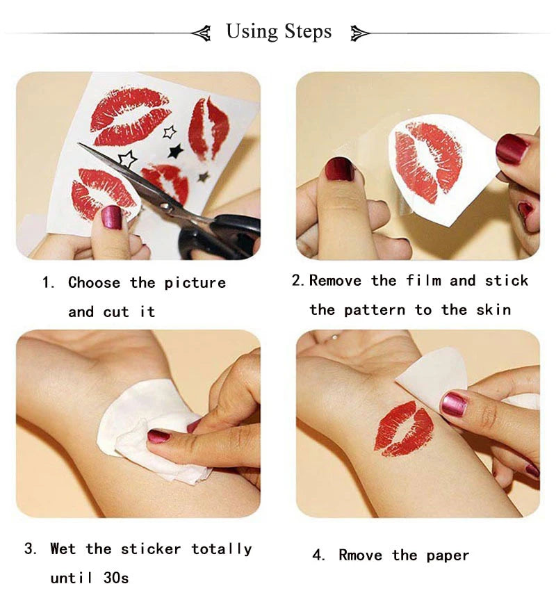 10 Teile/satz Kastanienbraun Farbe Henna Tattoo Aufkleber für Hand Braun Rot Henna Tattoos für Frauen Wasserdicht Temporäre Mehndi Fake Tattoo So ist Leben