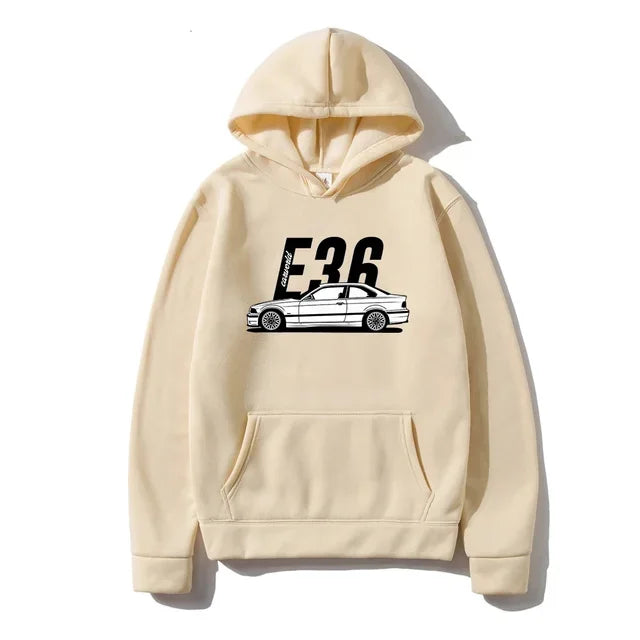 Klassischer Pullover mit grafischem Initialen-Print für Herren, Hip-Hop-Mode - So ist Leben