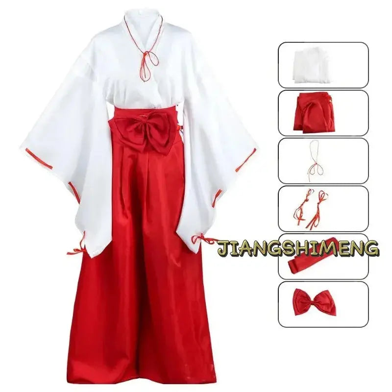 Anime Inuyasha Kikyo Kimono Cosplay Uniform Kleid Halloween Kostüme Inuyasha Kostüm Party Cosplay - So ist Leben