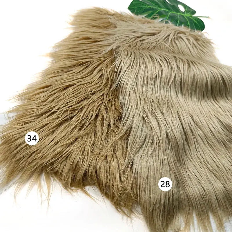 Diverse Farben Faux Pelz Stoff 25x45 cm 8 cm - So ist Leben