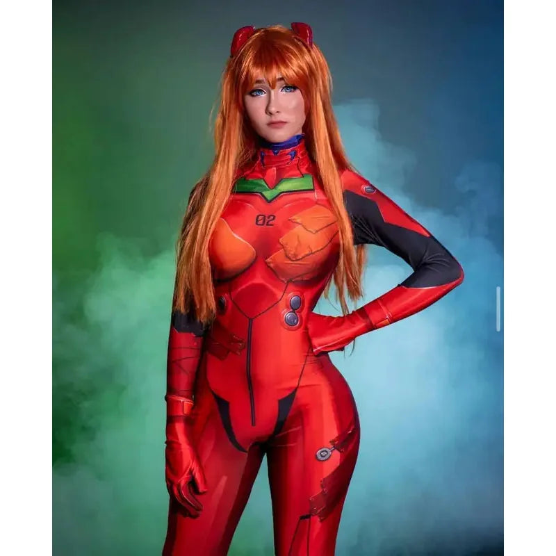 Erwachsene Anime Asuka Langley Soryu Mari Rei Ayanami Cosplay Kostüm Asuka Test Overalls Zentai Wasser T Hawween Bodysuit So ist Leben