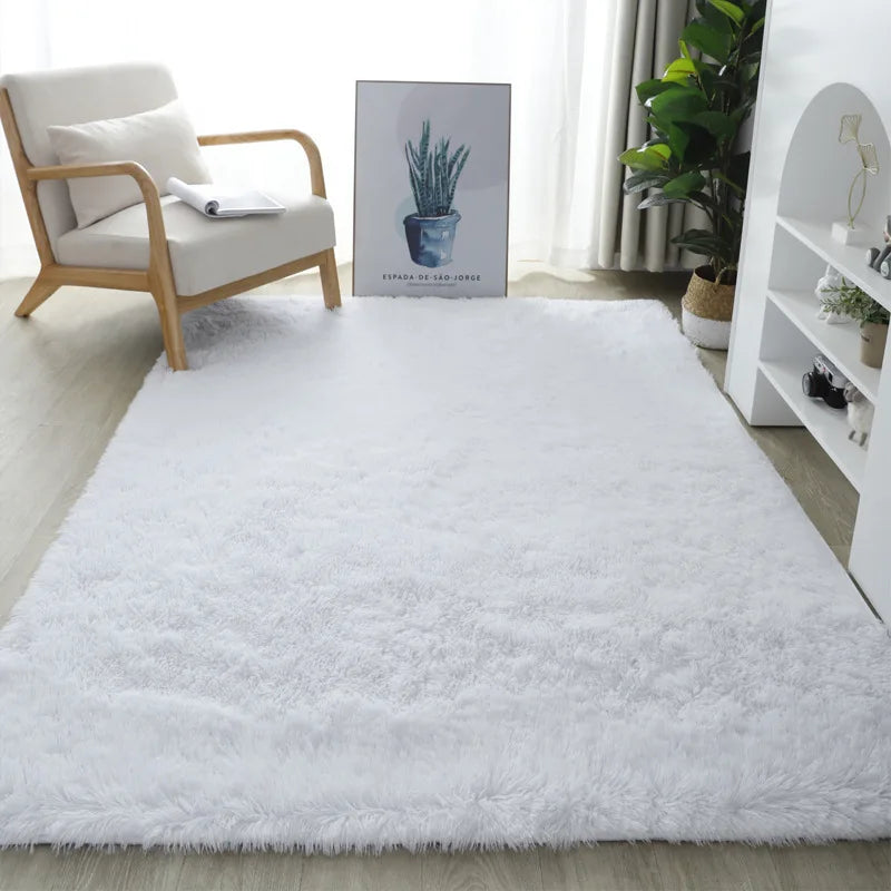 Stil Pelzigen Matte Moderne Schlafzimmer Nacht Teppiche Wohnzimmer Dekoration - So ist Leben
