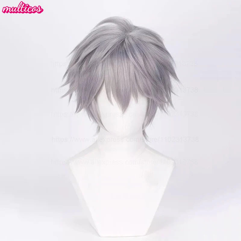Till Cosplay Perücke Alien Bühne Cosplay Silber Grau Hitzebeständiges Haar Bühnenshow Conmic-Con Weihnachten Halloween Anime Perücken So ist Leben