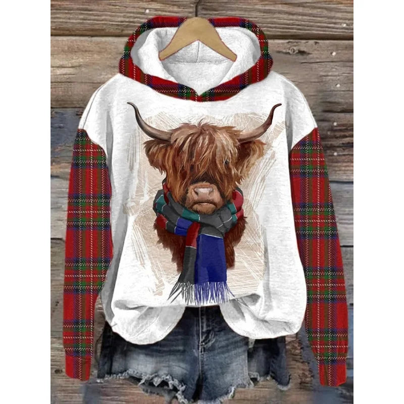 Süße Pullover Highland Animal Fashion Sweatshirts Hoodies - So ist Leben