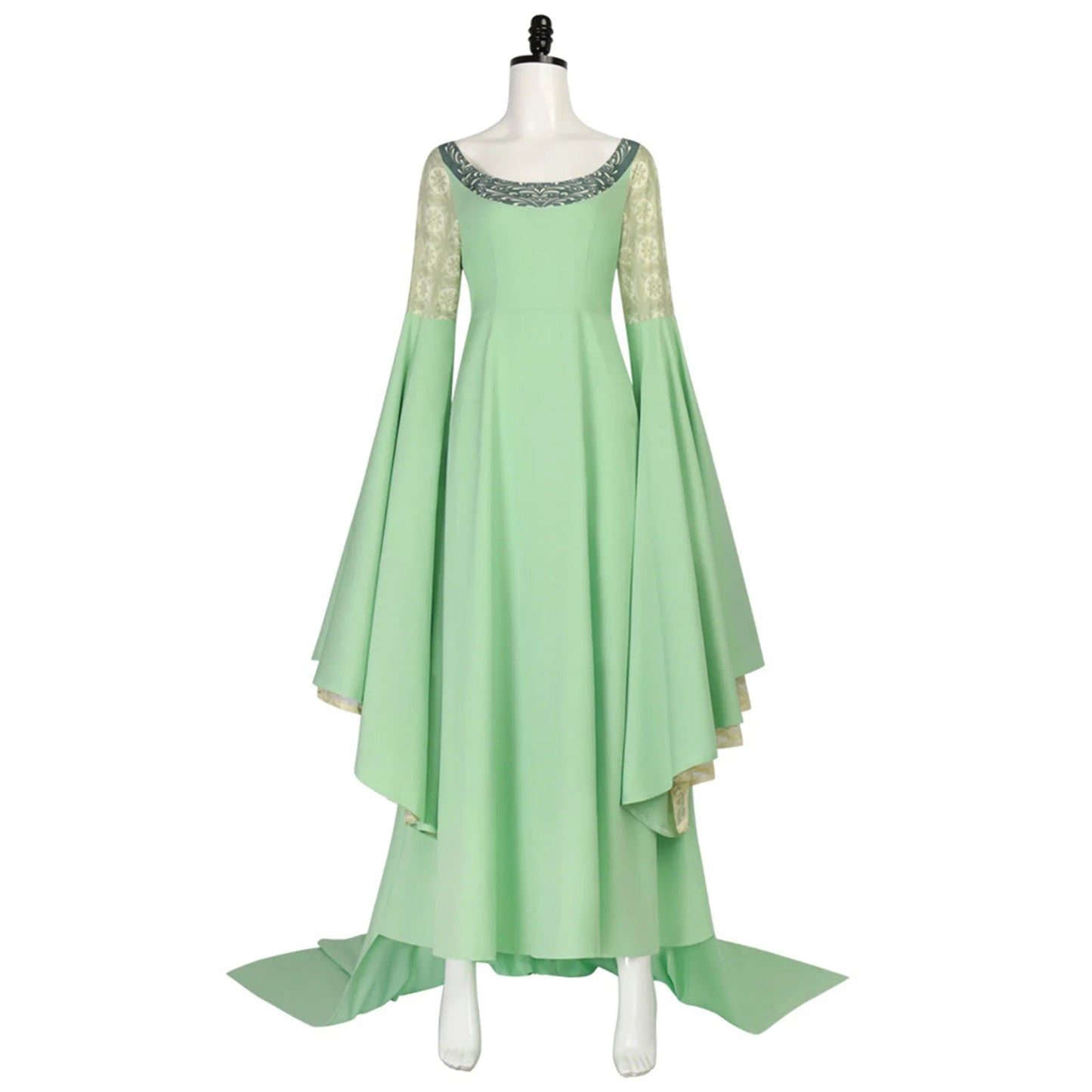Arwen Cosplay Kostüm Grünes langes Kleid für Halloween-Party So ist Leben