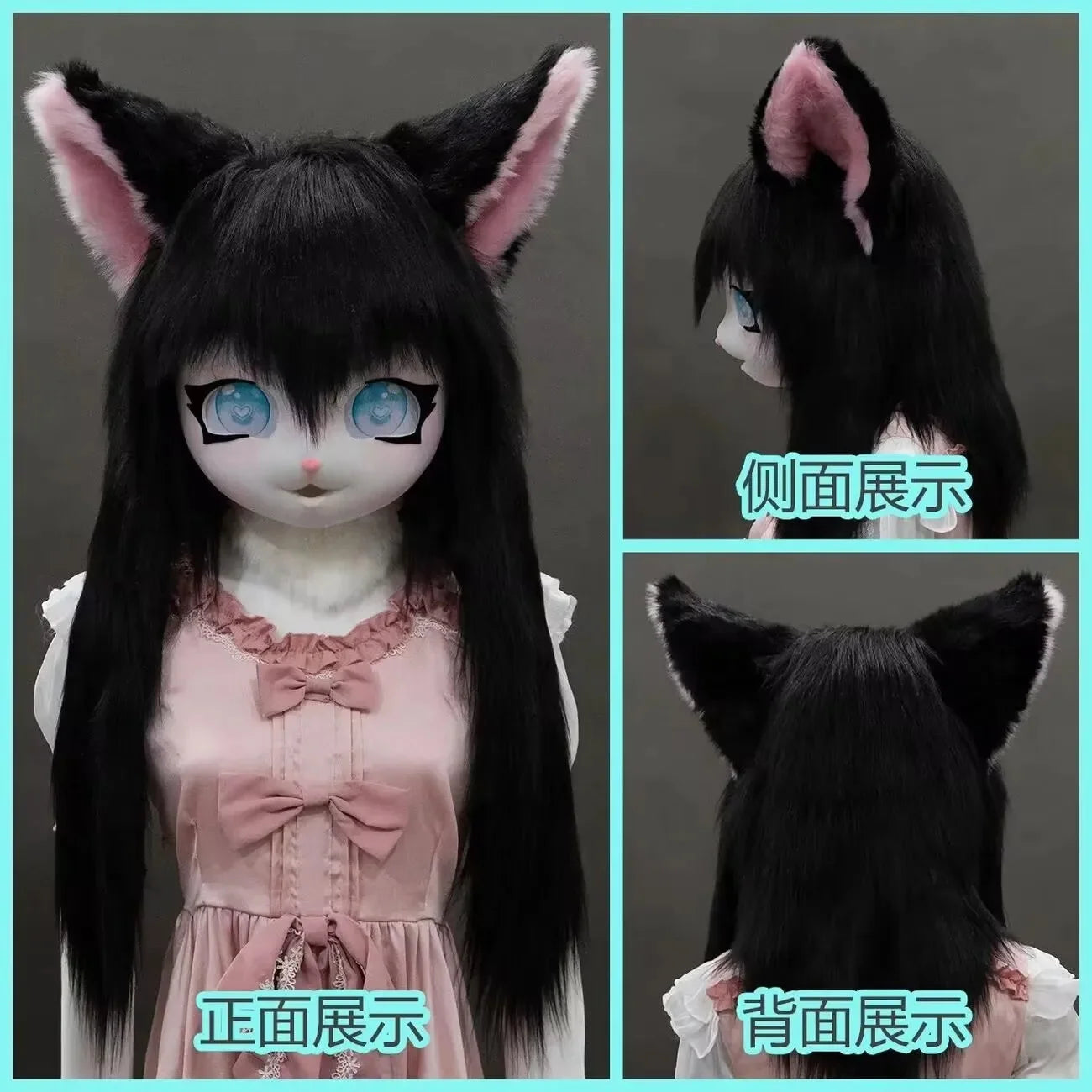 Furry Kig Kigurumi Tier Katze Kaninchen Puppe Tier Maske - So ist Leben