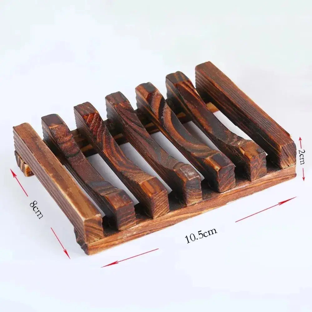 Soap Box Natural Bamboo Dishes Bath Soap Holder Bamboo Case Tray Wooden Prevent Mildew Drain Box Bathroom Washroom Tools - So ist Leben
