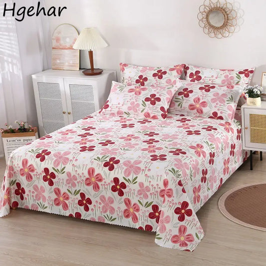 Bettlaken Blumen moderne Prinzessin Baumwolle haut freundlich atmungsaktiv Erwachsene Kinder Bettwäsche universell wasch bar King Queen Size nach Hause So ist Leben