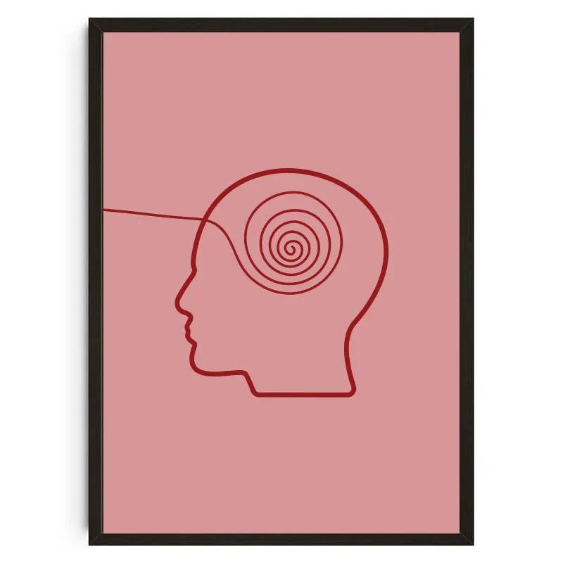 Leinwand Poster Zitate Drucke Wandbild für Therapie Büro Dekor - So ist Leben