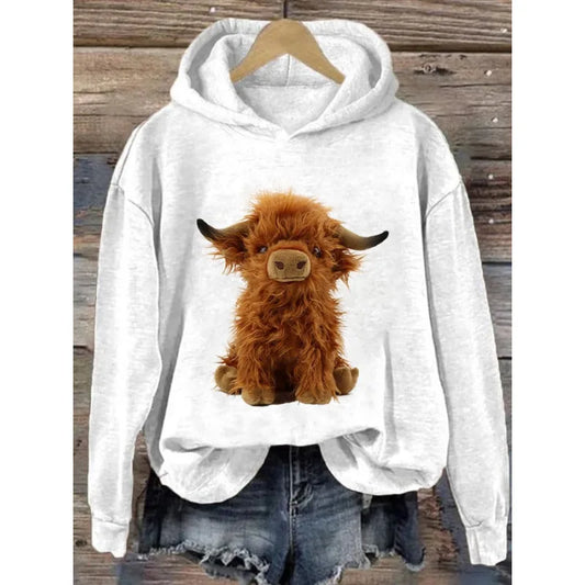 Süße Pullover Highland Animal Fashion Sweatshirts Hoodies - So ist Leben