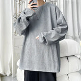 High Street Locker sitzendes, bequemes Langarm-T-Shirt - So ist Leben