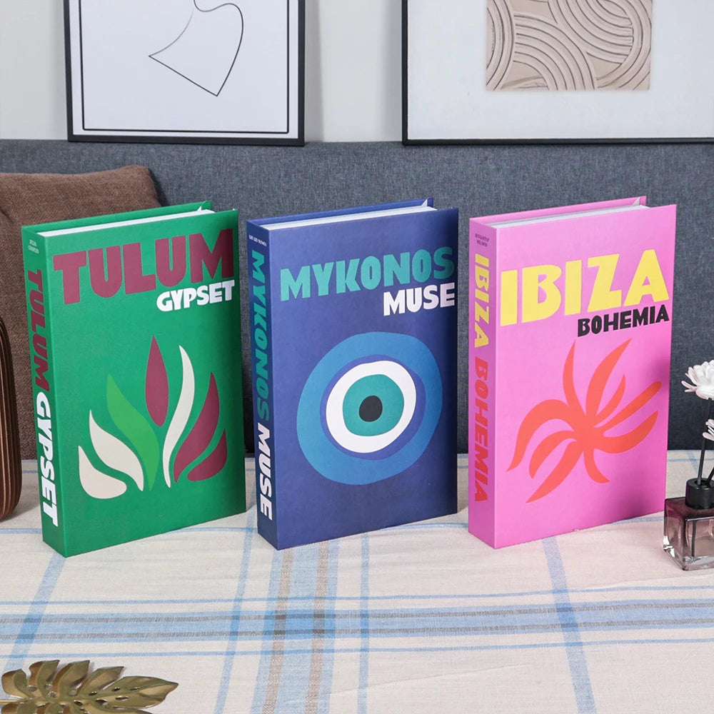 Wohnzimmerdekoration Designerbücher Couchtisch-Ornamente - So ist Leben