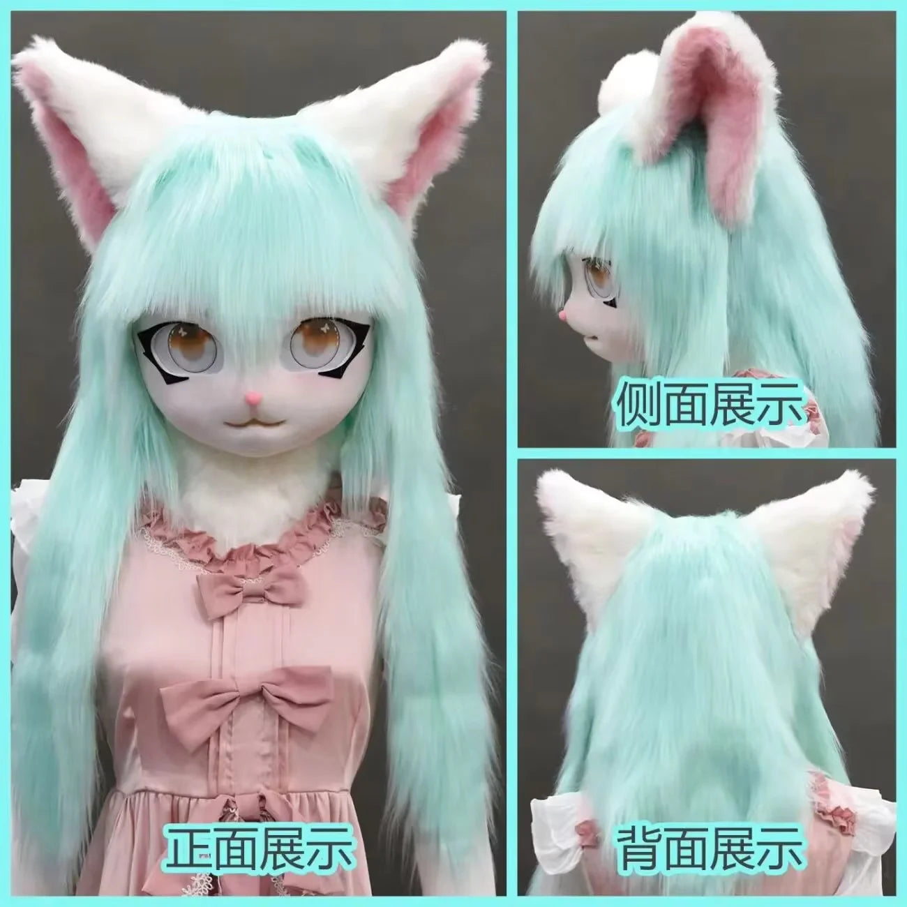 Furry Kig Kigurumi Tier Katze Kaninchen Puppe Tier Maske - So ist Leben