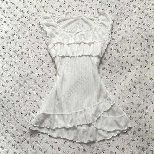 Gothic Harajuku Vintage Y2K Damen Kleid Sexy Slim Chic Casual Lace-up Design Neckholder Kleider Punk Rock Emo Girl Streetwear So ist Leben