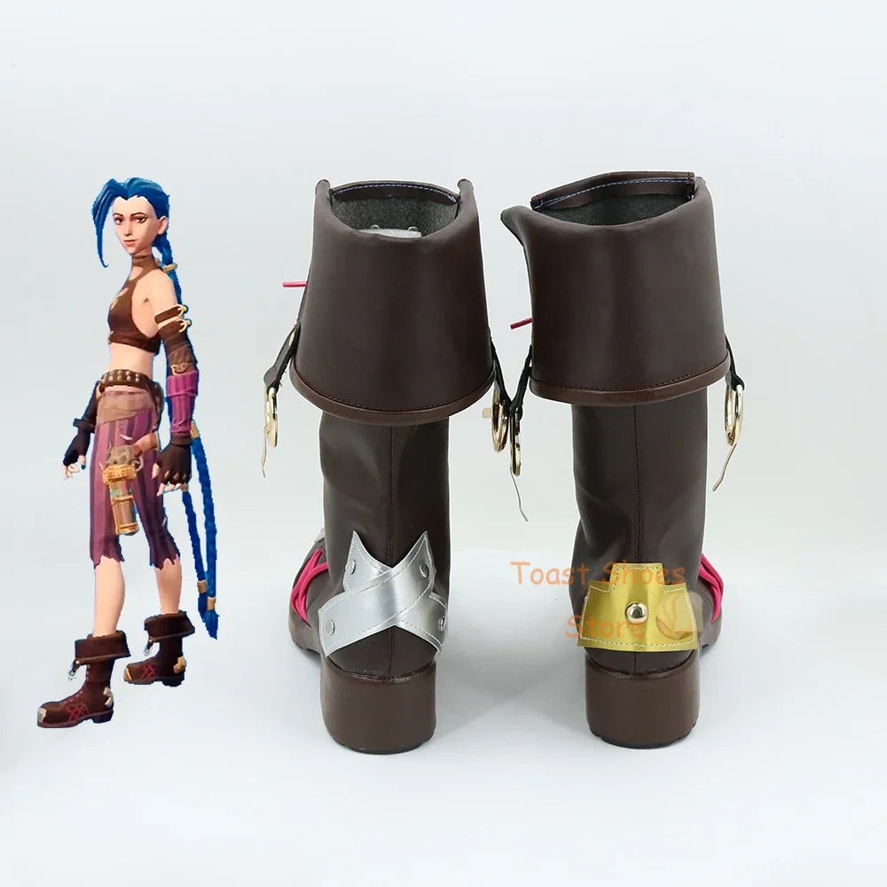 Spiel League of Legends Arcane Jinx Cosplay Comic-Spiel für Con Halloween Party Cosplay Kostüm Requisite 2025 So ist Leben