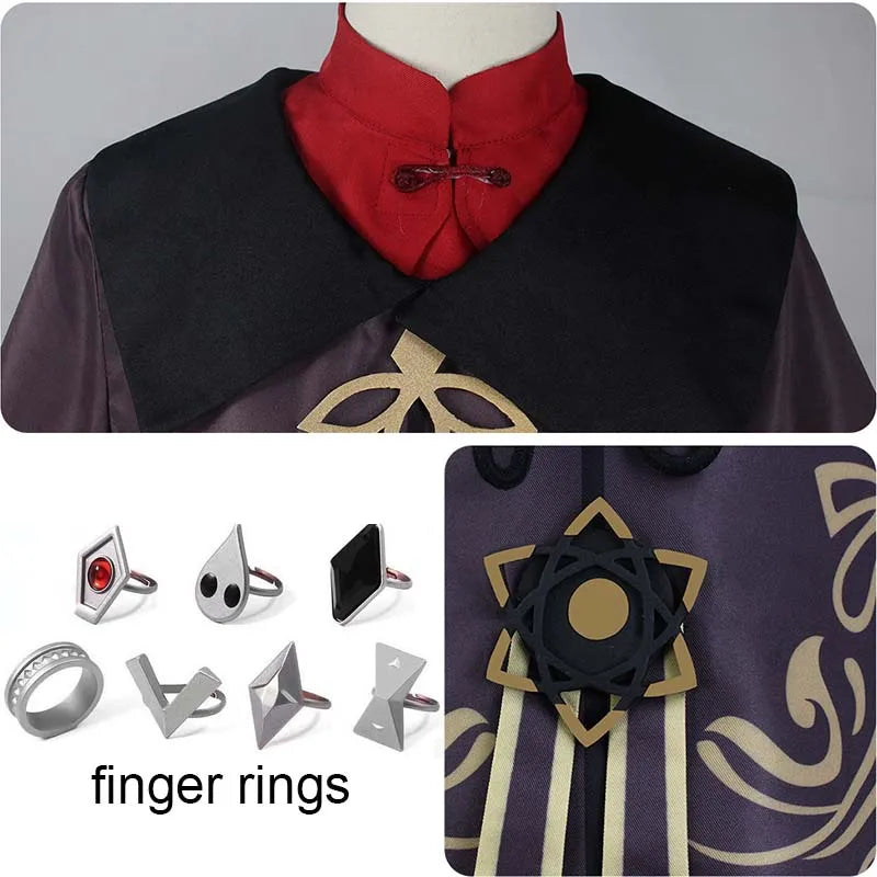 Hutao Cosplay Femme Halloween Kostüm Anime Kleidung Für Frauen Disfraz Mujer Adulta Für Erwachsene Ropa Para Hu Tao Outfits So ist Leben
