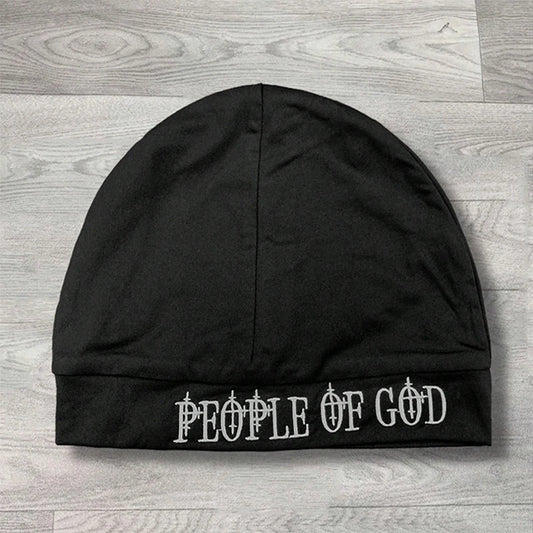 Retro Gothic Brief bestickt Pullover Hut personalisierte hübsche Kopfbedeckung Dekoration So ist Leben