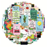 72-teilige positive Affirmationskarten, inspirierende und Ermutigungskarten für Damen und Herren, tägliche Affirmationskarten So ist Leben