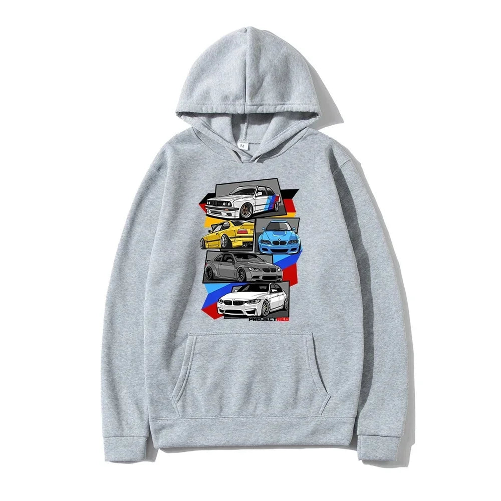 Klassischer Pullover mit grafischem Initialen-Print für Herren, Hip-Hop-Mode - So ist Leben