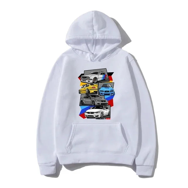 Klassischer Pullover mit grafischem Initialen-Print für Herren, Hip-Hop-Mode - So ist Leben